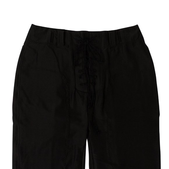 UNRAVEL PROJECT Black Lace-Up Pants Size XS $1225 - Picture 2 of 4